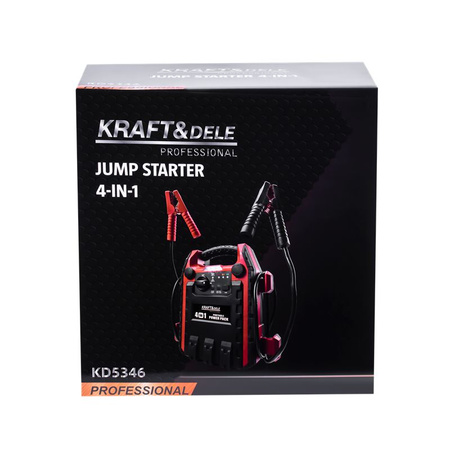 JUMP-STARTER 1200/600A 22Ah 12V+OŚW/KOMP. KD5346
