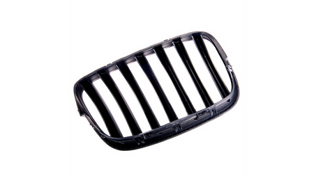 Grill sportowy pojedyncze żeberka Matt Black BMW X6 E71 E72 X5 E70 2013-2018