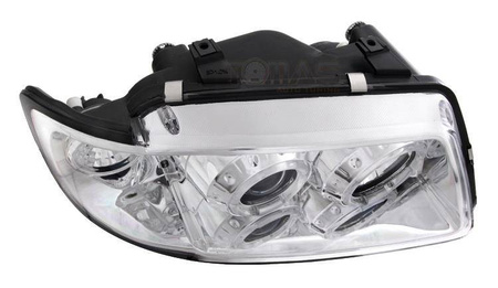 Reflektory lampy Audi A3 8L chrom ringi