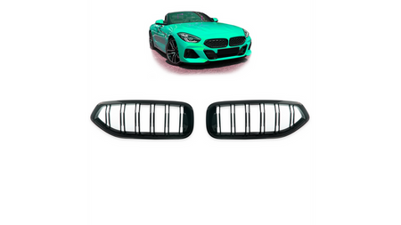 Grill sportowy podwójne żeberka Gloss Black BMW Z4 G29 2018-obecnie