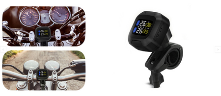 TPMS Czujnik ciśnienia i temperatury Motocykl bezprzewodowy