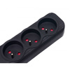 Przedłużacz z  USB 1,5m 3 gniazda KD4031