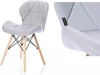 KRZESŁO SILLA TAPICEROWANE NOWOCZESNY DESIGN DREWNO DO SALONU JADALNI
