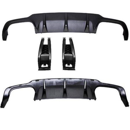 Dyfuzor powietrza tylnego zderzaka Mercedes W204 AMG Look duet Dyfuzor powietrza tylnego zderzaka Mercedes W204 AMG Look duet 