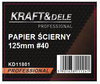 Papier ścierny 50szt. krążek 125mm P40 na rzep KD11801
