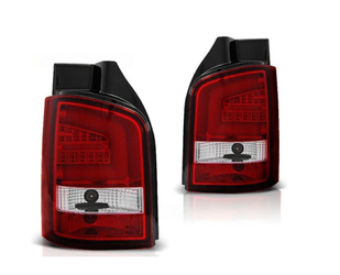 Lampy tylne diodowe VW T5 03-09 RED WHITE LED BAR