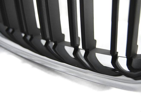 GRILL (NERKI) BMW F10/F11 LOOK M5 BLACK/CHROM