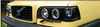 Lampy reflektory Volvo 850 92-96 ringi black
