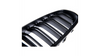 Grill sportowy podwójne żeberka Matt Black  BMW 5 (F10) Sedan (F11) Touring 2010-2018