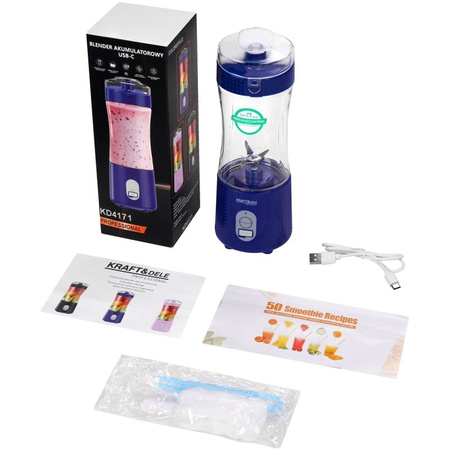 Blender akumulatorowy USB-C 380ml / 2x3000mAh KD4171