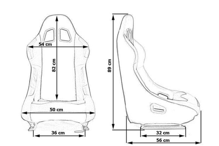 Fotel sportowy MONZA RACE PLUS Welur Red