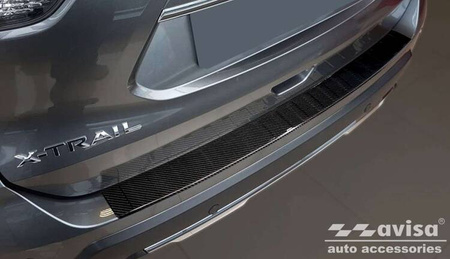 Nakładka na zderzak tylny do Nissan X-Trail III (Carbon Fiber)