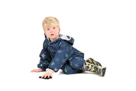 Kombinezon przeciwdeszczowy z podszewką All In One LittleLife - Stars 12-18m