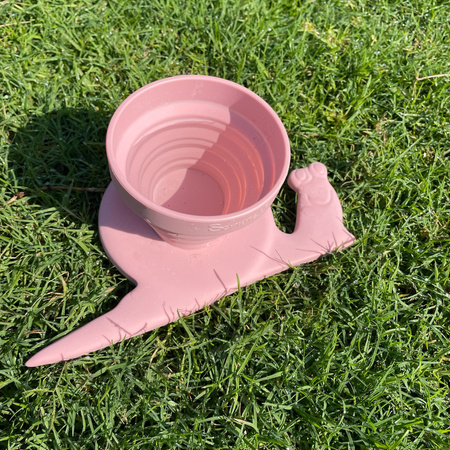 Silikonowa Miarka Ślimak Scrunch - Ciemny Szary