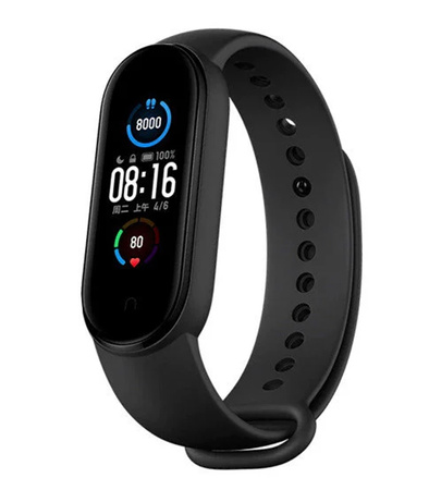 SMARTBAND OPASKA SPORTOWA M5 SMARTWATCH ZEGAREK DO ĆWICZEŃ KROKOMIERZ POMIAR CIŚNIENIA TĘTNA