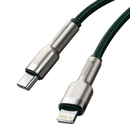 Kabel USB-C do Lightning Baseus 2m (zielony)