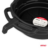 Miska z lejkiem do zlewania oleju spuszczania płynów cieczy zlewarka 16L 56cm AMIO-04053