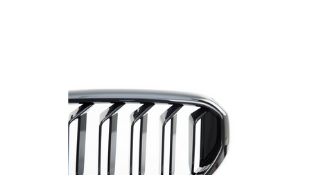 Grill sportowy podwójne żeberka Gloss Black BMW 5 G30 F90 G31 Facelift 2020-obecnie