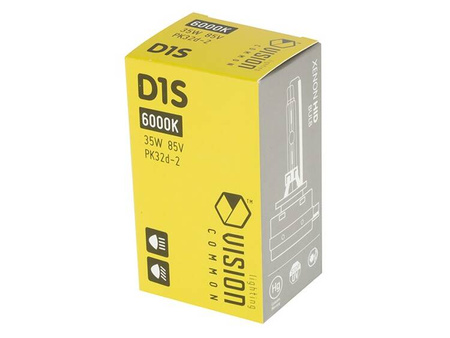 Żarówka ksenonowa VISION common D1S 6000K 85V 35W PK32d-2