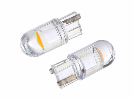 Żarówka VISION WY5W (T10) 12V 1x F10 LED, całoszklana, pomarańczowa, 2 szt.