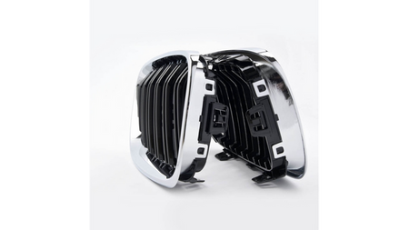 Grill sportowy podwójne żeberka Chrome & Black BMW 2 F22 F23 2013-2021