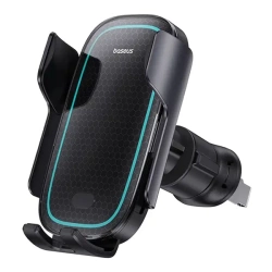 Uchwyt samochodowy z ładowarką Baseus MilkyWay Pro 15W (czarny)