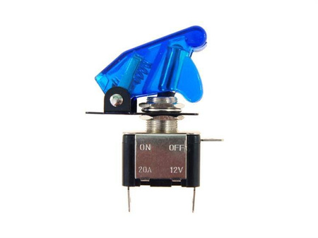 Przełącznik "Top Gun" 12V, max 20A, niebieski