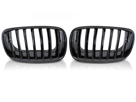 Grill Black Połysk Do Bmw X5 E70 X6 E71 08-