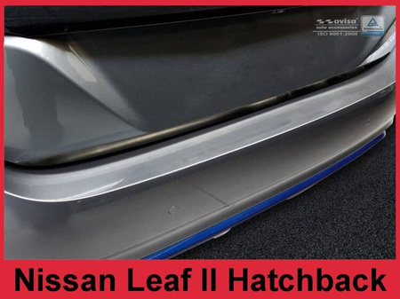 Czarna Listwa ozdobna na klapę bagażnika Nissan Leaf 2