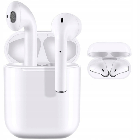 SŁUCHAWKI BEZPRZEWODOWE i12 DOUSZNE TWS BT5.0 + POWERBANK