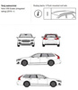 Bagażnik dachowy CRUZ AIRO FIX DARK Volvo V90 Estate