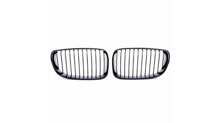 Grill sportowy pojedyncze żeberka Matt Black BMW 1 E81 E82 E87 E88 Facelift 2007-2011