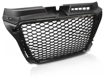 Grill atrapa chłodnicy w czarny połysk PDC Audi A3 8P