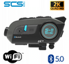 Interkom motocyklowy kamera 2K IMX335 SONY WIFI BT