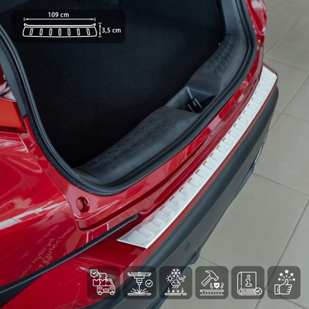 Nakładka listwa ochronna na tylny zderzak do NISSAN QASHQAI J12 2021-