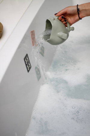 Silikonowy Czerpak Rozdymka Scrunch - Miętowy