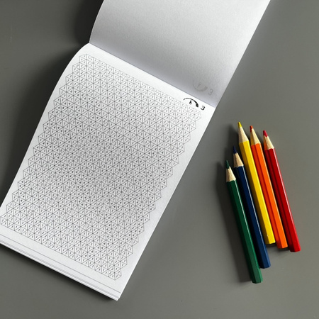 Podróżne łamigłówki The Purple Cow - 50 Koloruj po liczbach