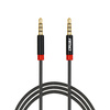 Kabel AUX MINI JACK 3,5mm oplot 100cm AMIO-03269