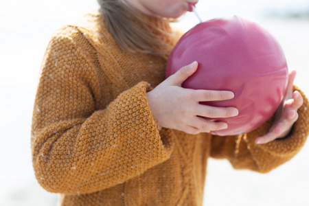 Piłka Scrunch - Ciemny Niebieski