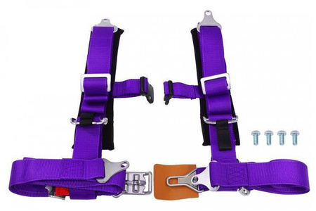Pasy sportowe 4p 2" Purple - DTM