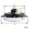 Klakson sygnał dźwiękowy chrom 125 mm 12V AMIO-04074