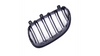 Grill sportowy podwójne żeberka Gloss Black BMW 5 E60 E61 2003-2010
