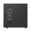 Obudowa komputerowa Darkflash DK431 Mesh (czarna) + 4 wentylatory ARGB
