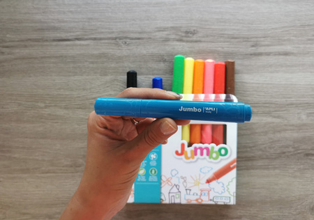 Flamastry Jumbo Apli Kids - 10 kolorów