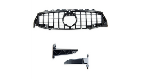 Grill sportowy GT Gloss Black z PDC+Camera MERCEDES CLA C118 X118 2019-obecnie