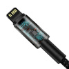 Kabel USB-C do Lightning Baseus Tungsten Gold, 20W, 5A, PD, 2m (czarny)