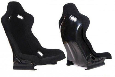 Fotel sportowy RALLY Welur Black