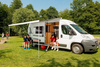 Markiza dachowa w kasecie F80s 400 Polar White Royal Grey - Fiamma