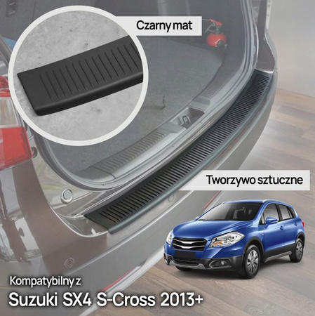 Nakładka ochronna na tylny zderzak do SUZUKI SX4 S-CROSS 2013-2021 | ABS