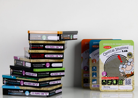 Zestaw do robienia eksperymentów The Purple Cow - Kryształowy szał